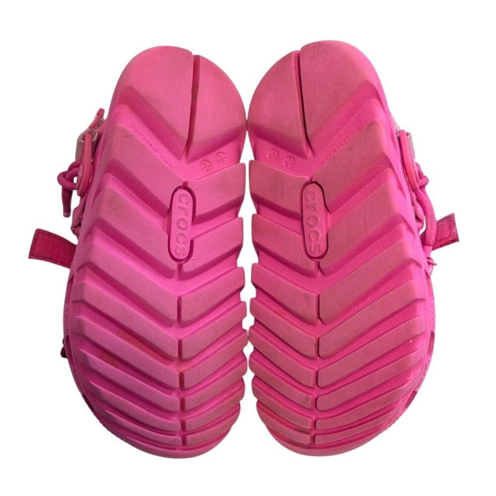Post Malone x Crocs Duet Max II Clog Electric Pink Women's 6 Men's 4 Limited - Picture 4 of 11